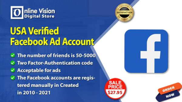 Buy Verified US Facebook Ad Account From Online Vision Digital Store