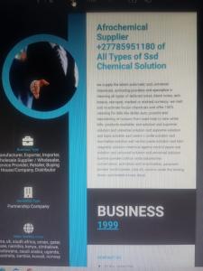 Importers & Exporters of All Types Of Ssd Chemical Solution +27785951180 Order Now