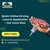 Quick Online Driving Licence Application – Get Yours Now