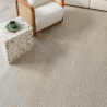Treva Stone - Narrow Stripes Forming Grid Design Carpet