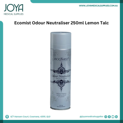 Ecomist Odour Neutraliser 250ml Lemon Talc - Joya Medical Supplies
