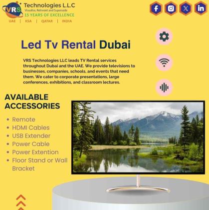 How Can Events Improve Through Led Tv Rental Dubai?