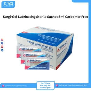 Surgi-Gel Lubricating Sterile Sachet 3ml Carbomer Free - Joya Medical Supplies