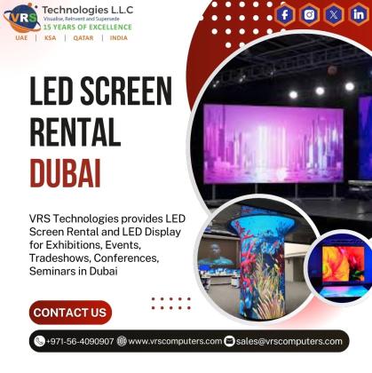 Premium Led Screen Rental Dubai Services?