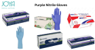 Buy Purple Nitrile Gloves in Australia - Joya Medical Supplies
